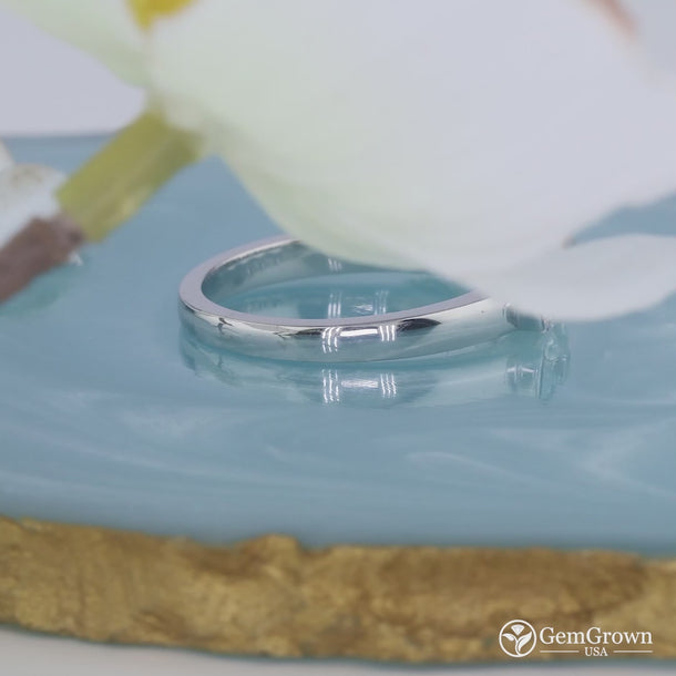 Five Round Cut Moissanite Wedding Band