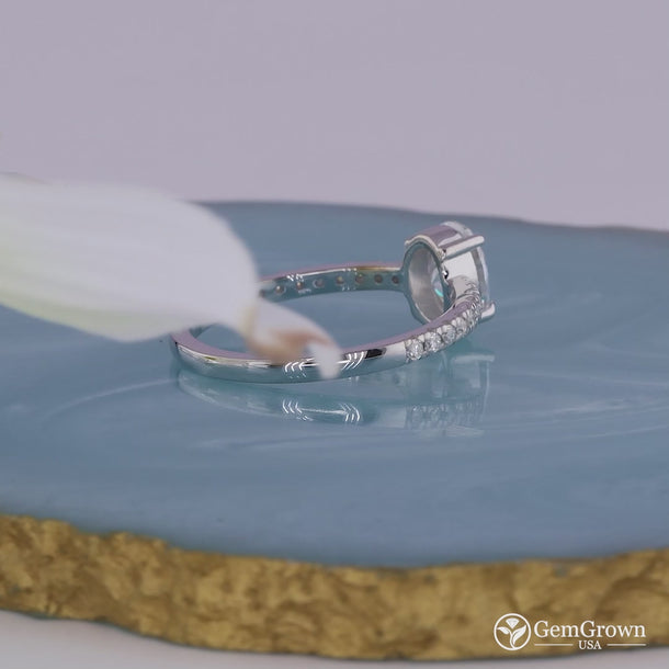 0.75ct Oval Cut Solitaire Engagement Ring