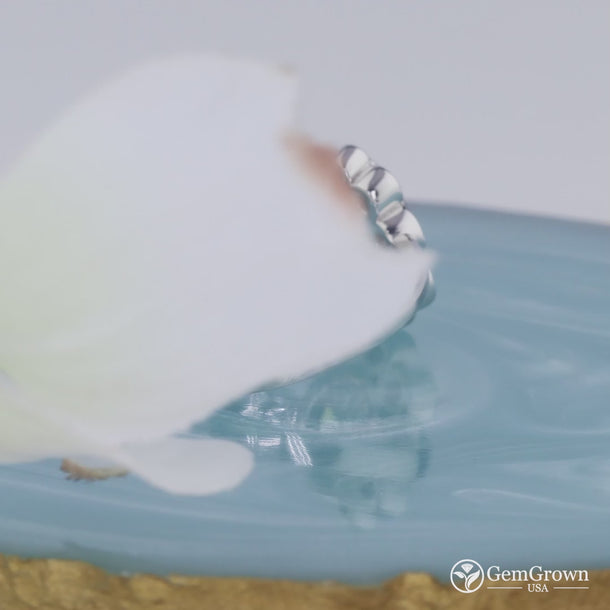 Raindrop Bubble Scattered Statement Ring