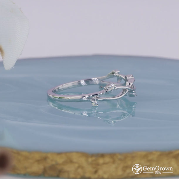 Nature Inspired Twig Stacking Wedding Band